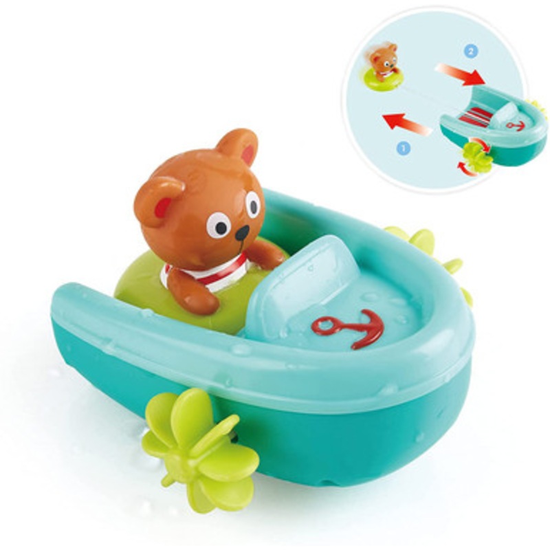 Hape Bath – Tubing Pull-Back Boat Bath Toy