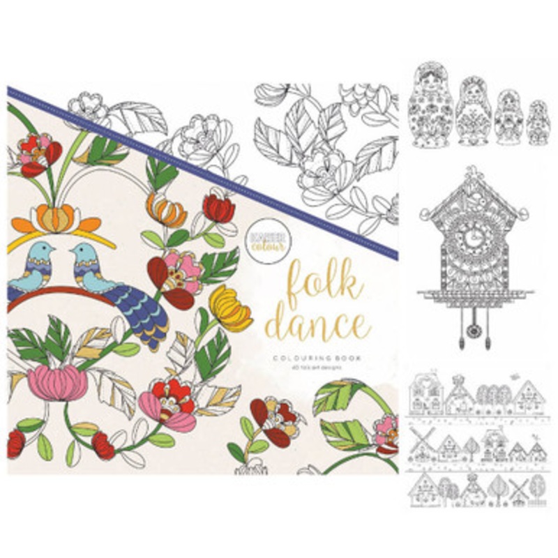 Kaisercolour – Colouring Book – Folk Dance