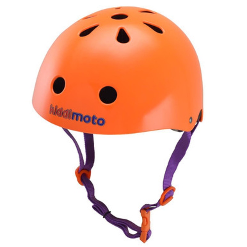 Kiddimoto Neon Orange Helmet – Medium