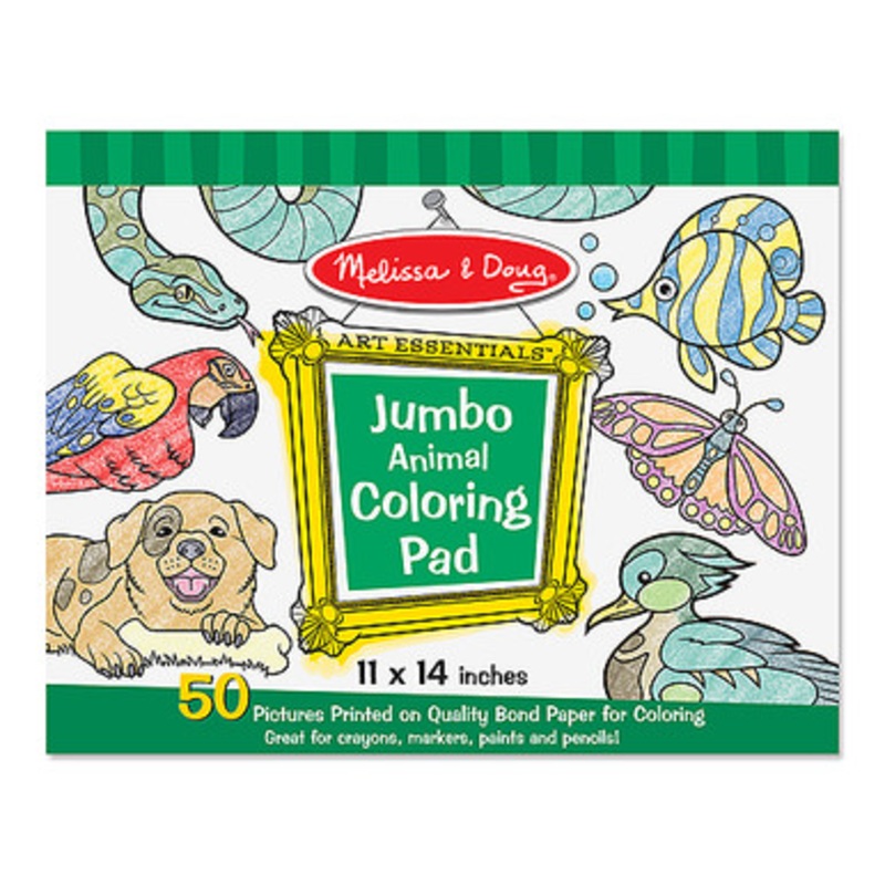 Melissa & Doug – Jumbo Colouring Pad – Animals