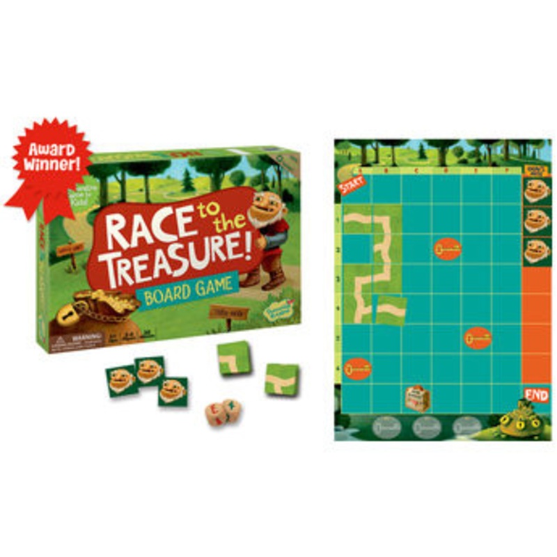 Peaceable Kingdom – Race to the Treasure Cooperative Board Game
