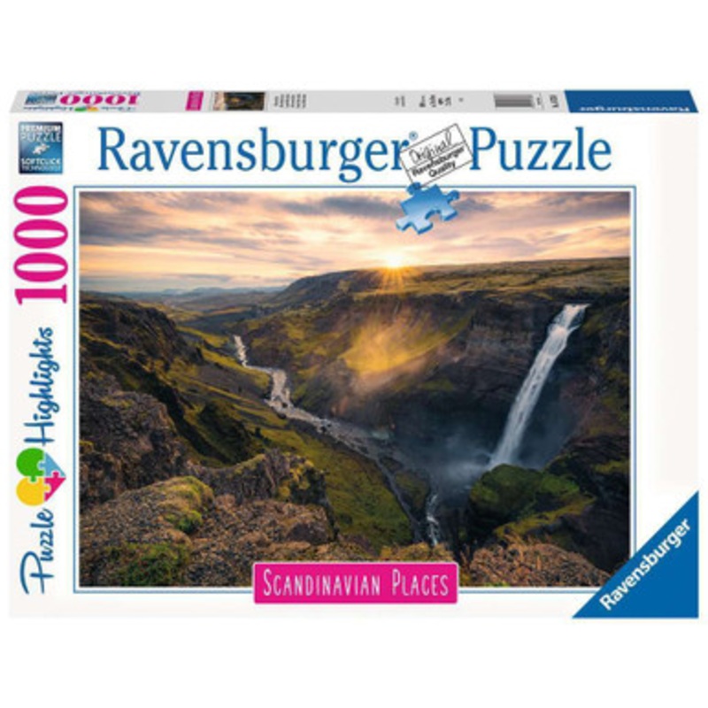 Ravensburger 1000pc – Haifoss Waterfall, Iceland Puzzle