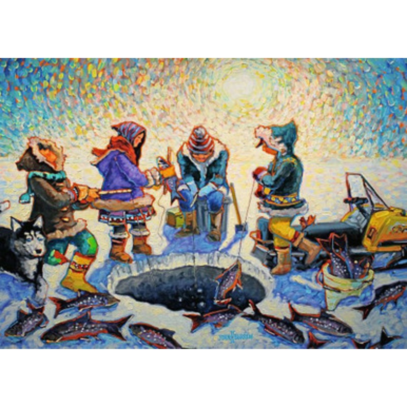 Ravensburger 1000pc – Ice Fishing Puzzle