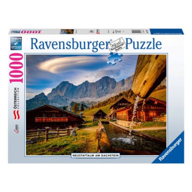 Ravensburger 1000pc – Neustattalm, Dachstein MountainsPuzzle