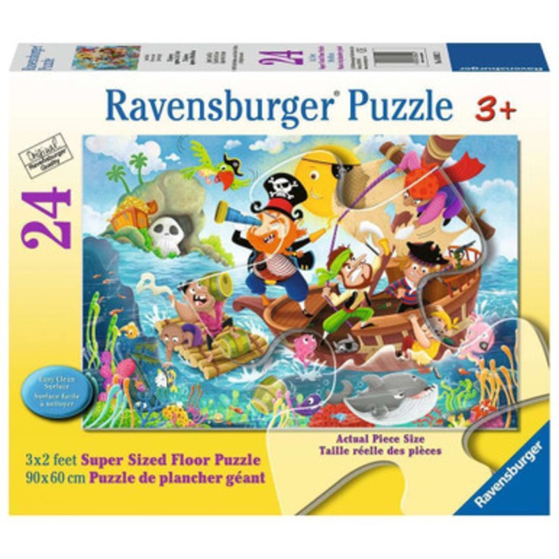 Ravensburger 24pc – Land Ahoy! SuperSize Floor Puzzle