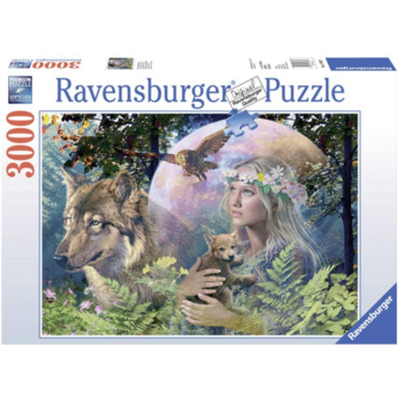 Ravensburger 3000pc – Lady of the Forest Puzzle Puzzle