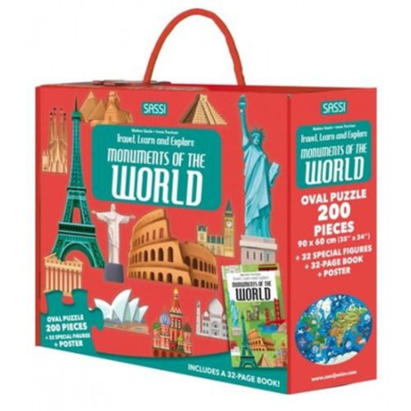Sassi Travel, Learn and Explore – Monuments of the World, 200 pcs