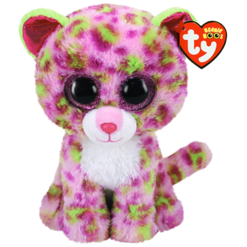 TY Beanie Boos Medium – Lainey the Pink Leopard