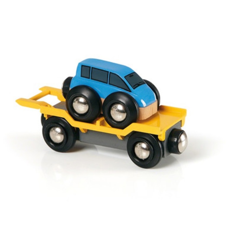 Brio – Car Transporter Blue
