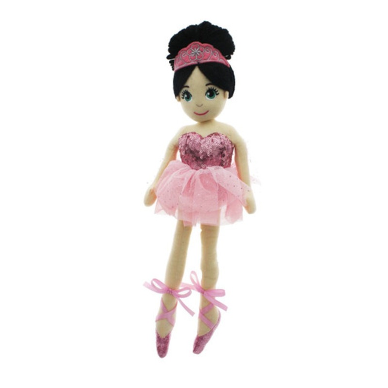Cotton Candy – 45cm ANGEL Ballerina with Light Pink Sequins