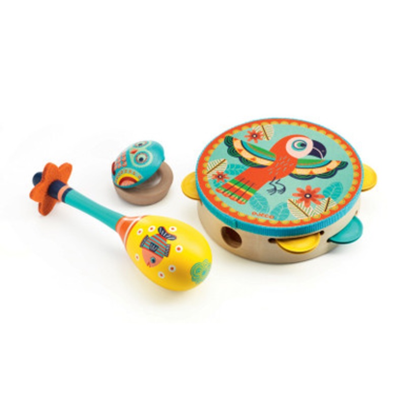 Djeco – Animambo Set Of 3 Musical Instruments