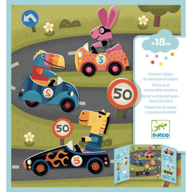 Djeco – Cars Stickers Set