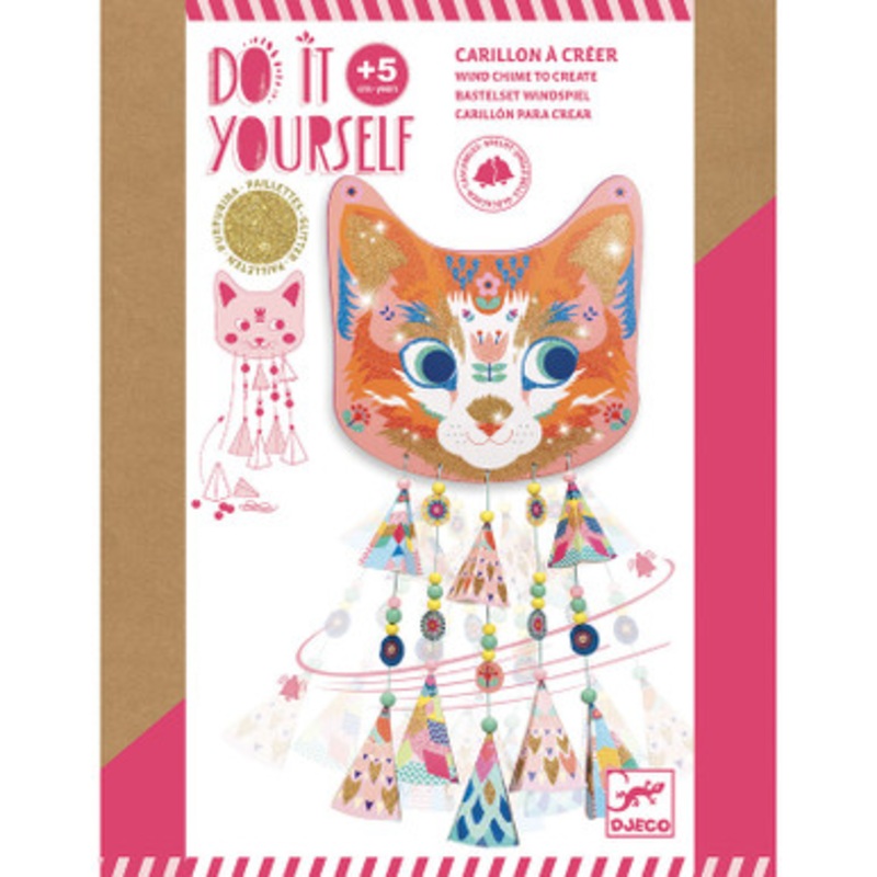 Djeco Do It Yourself – Kitty Wind Chimes