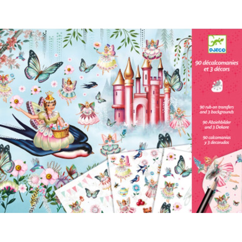 Djeco – In Fairyland Rub-On Transfers