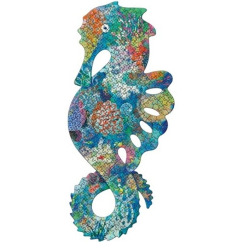 Djeco- Sea Horse Art Puzzle – 350pc