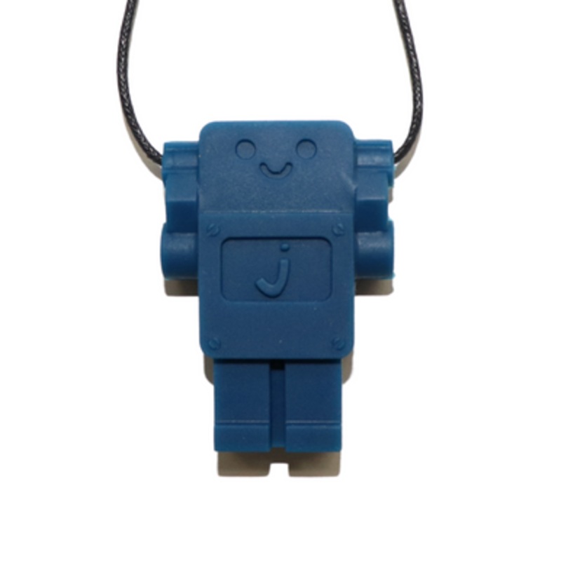 Jellystone Chewelry – Robot Pendant – School Blue