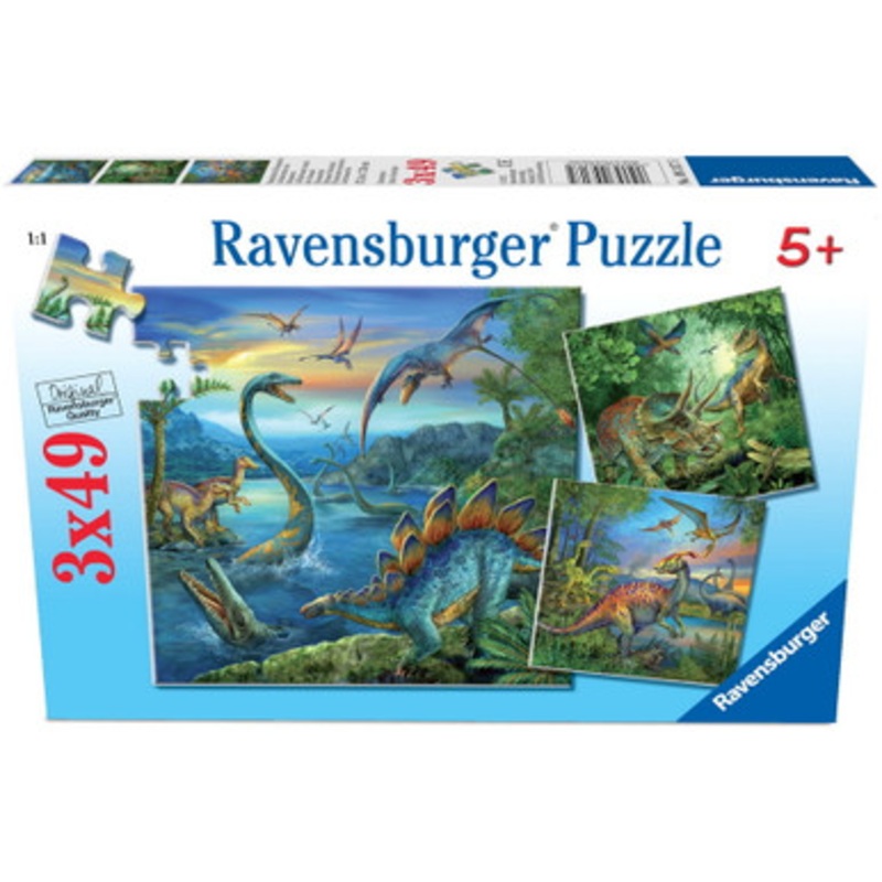Ravensburger 3x49pc – Dinosaur Fascination Puzzle