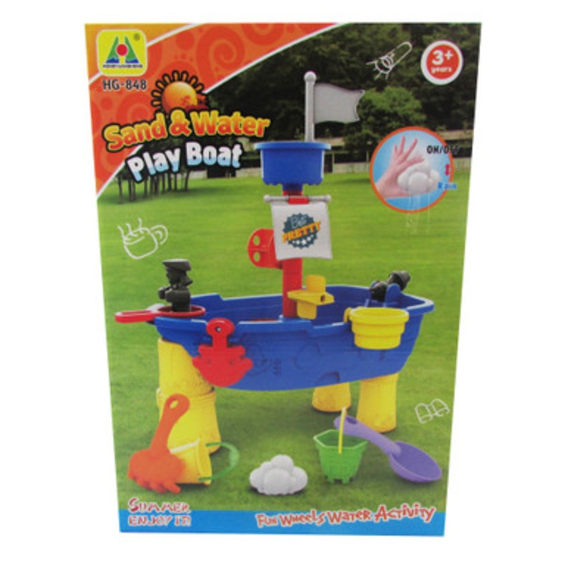 Sand and Water Play Boat Table