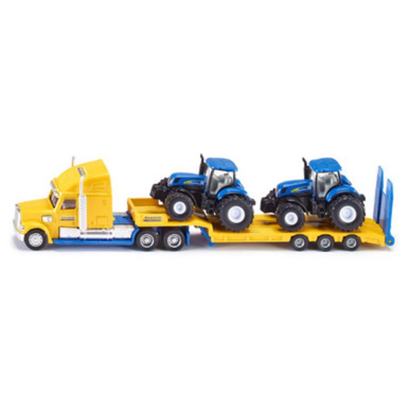 Siku – 1805 – Truck with 2 New Holland Tractors 1:87 scale