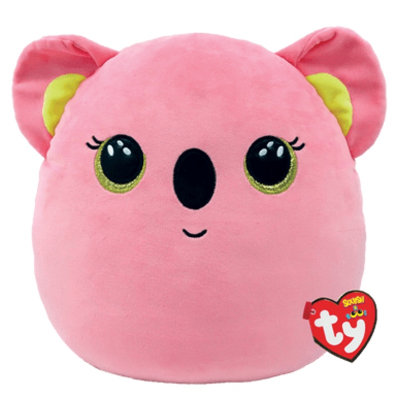 TY Squishy Beanies – Poppy Koala Pink Small 25cm