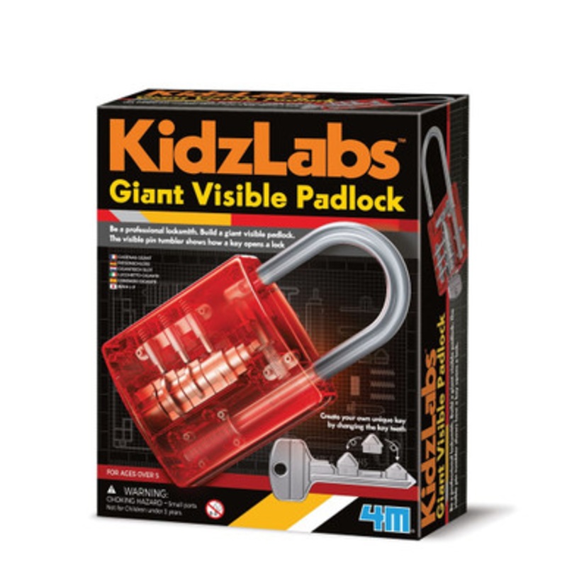 4M – KidzLabs – Giant Visible Padlock