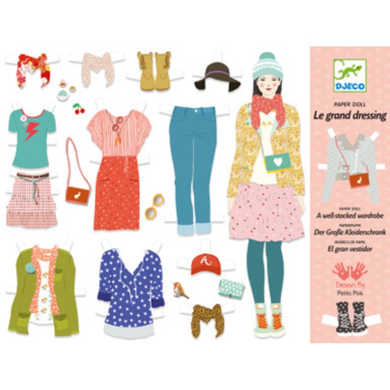 Djeco – Paper Doll – A Well-Stocked Wardrobe