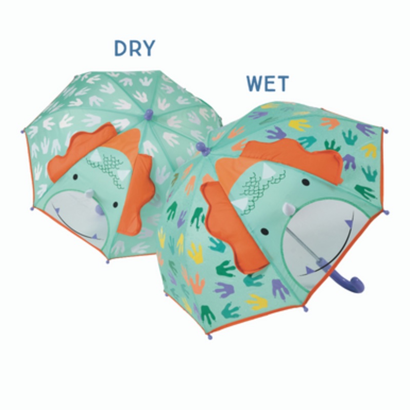 Floss & Rock Colour Changing 3D Umbrella – Dinosaur