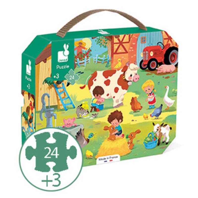 Janod – Farm Puzzle – 24pc