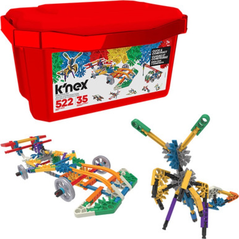 K’nex Building Set – Click & Construct Tub 522 pcs