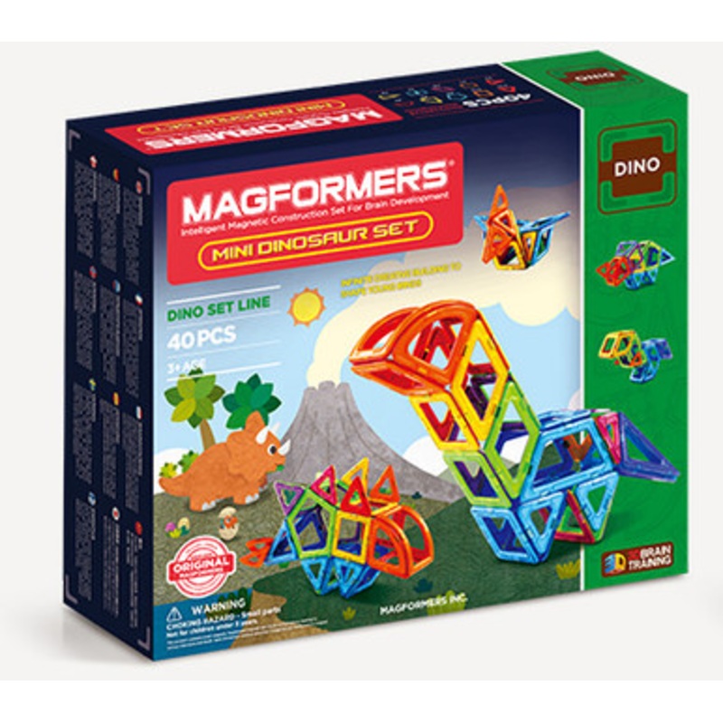 Magformers – Mini Dinosaur Set 40 pce
