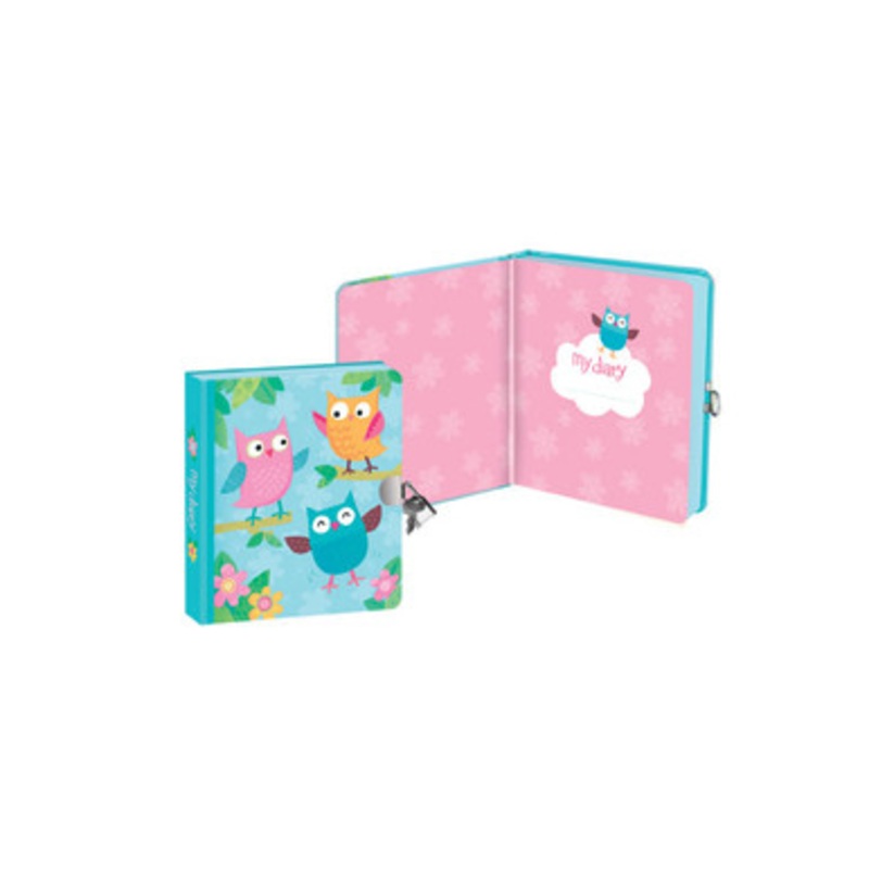 Peaceable Kingdom Lock & Key Diary – Owls