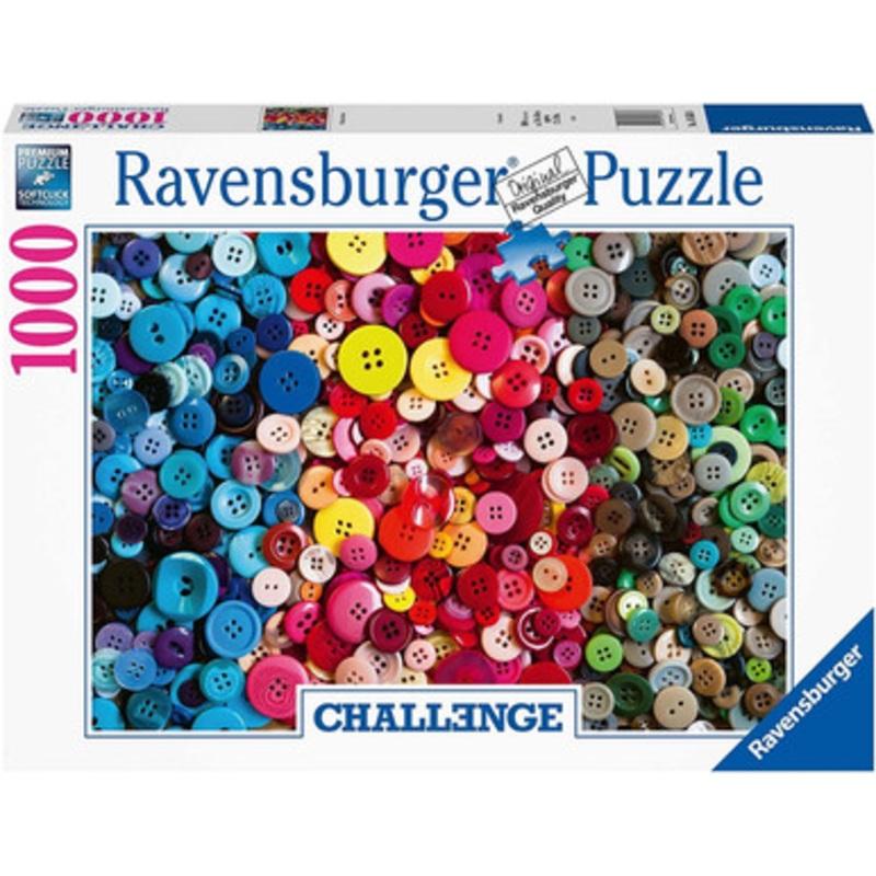 Ravensburger 1000pc – Challenge Buttons Puzzle