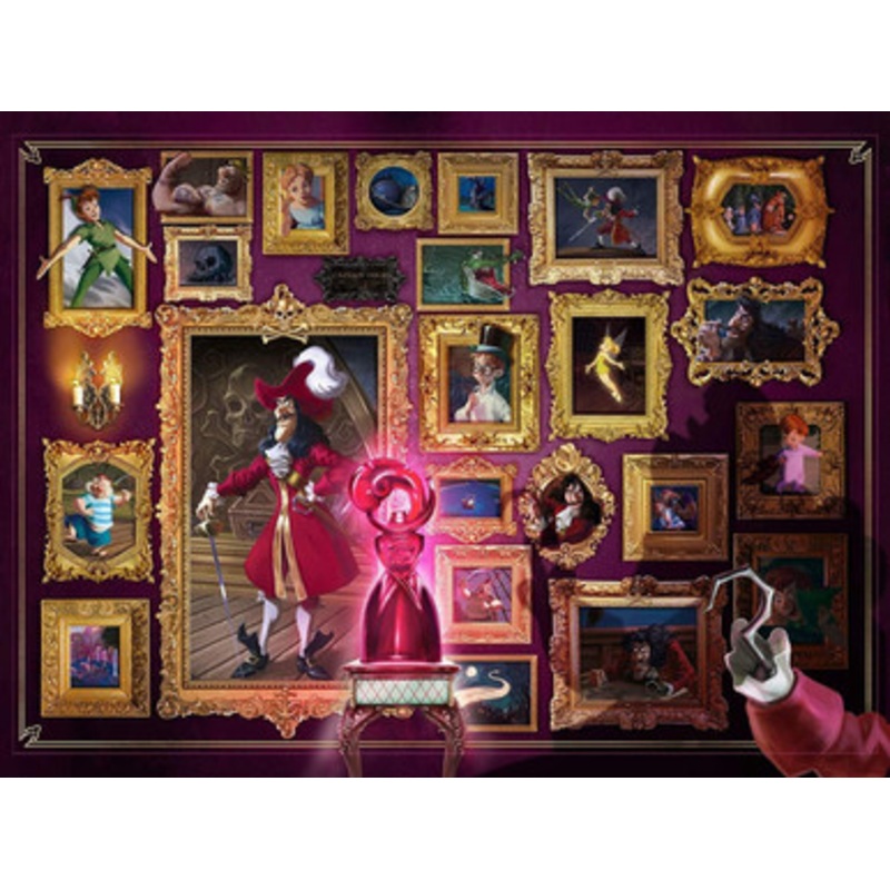 Ravensburger 1000pc – Disney Villainous Captain Hook Puzzle