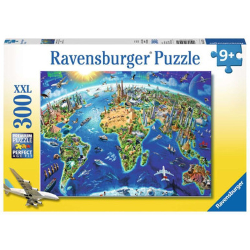 Ravensburger 300pc – World Landmarks Map Puzzle