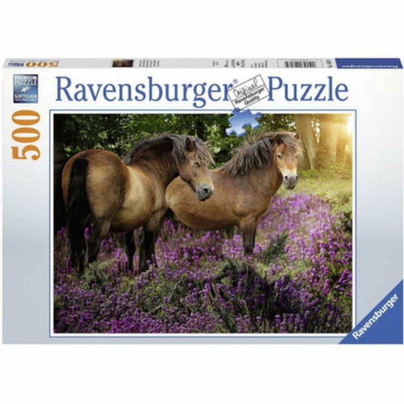 Ravensburger 500pc – Ponies in the Flowers Puzzle