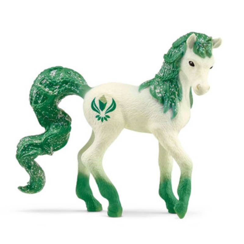 Schleich Bayala – Collectible Crystal Unicorn – Emerald 70765