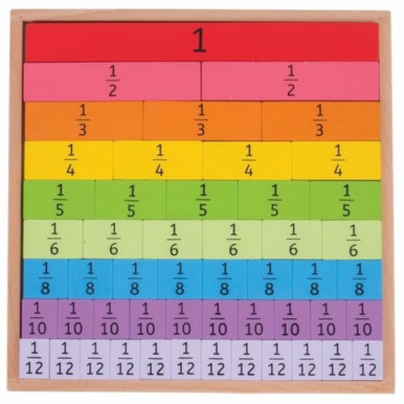 Bigjigs Toys- Fractions Tray