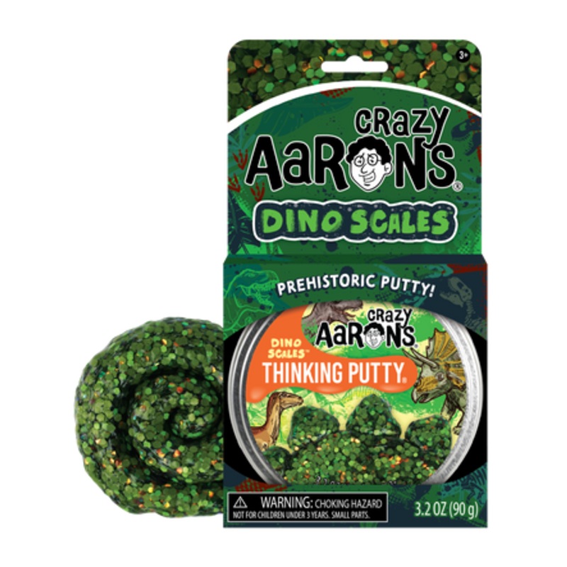 Crazy Aaron’s Thinking Putty – Dino Scales 4 Tin