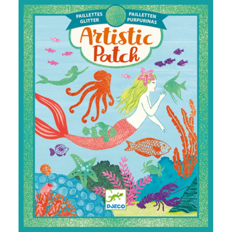 Djeco –  Artistic Patch Glitter Ocean