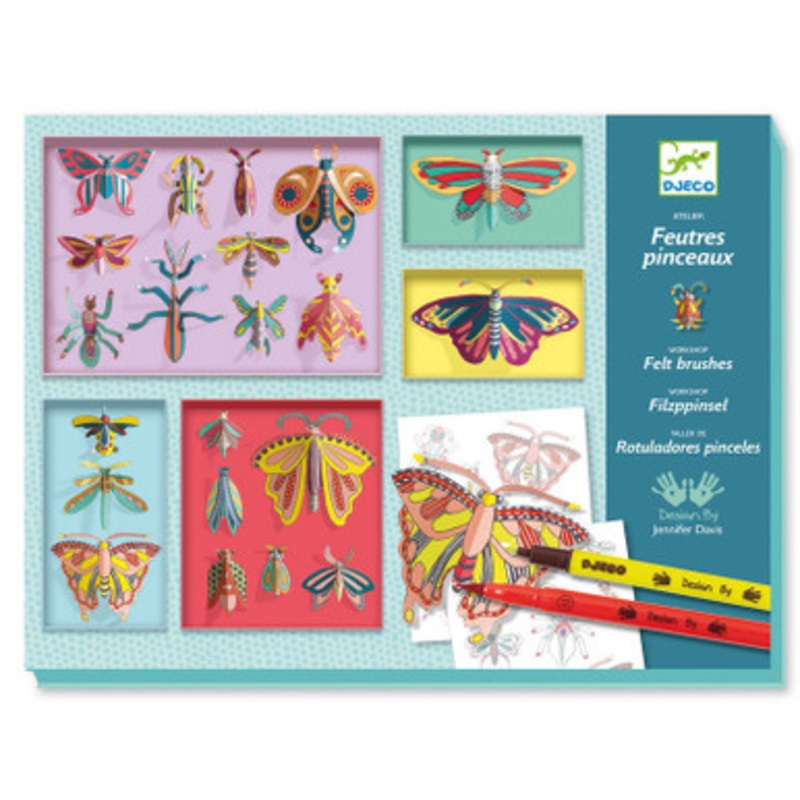 Djeco – Cabinet Of Curiosities Felt Tips