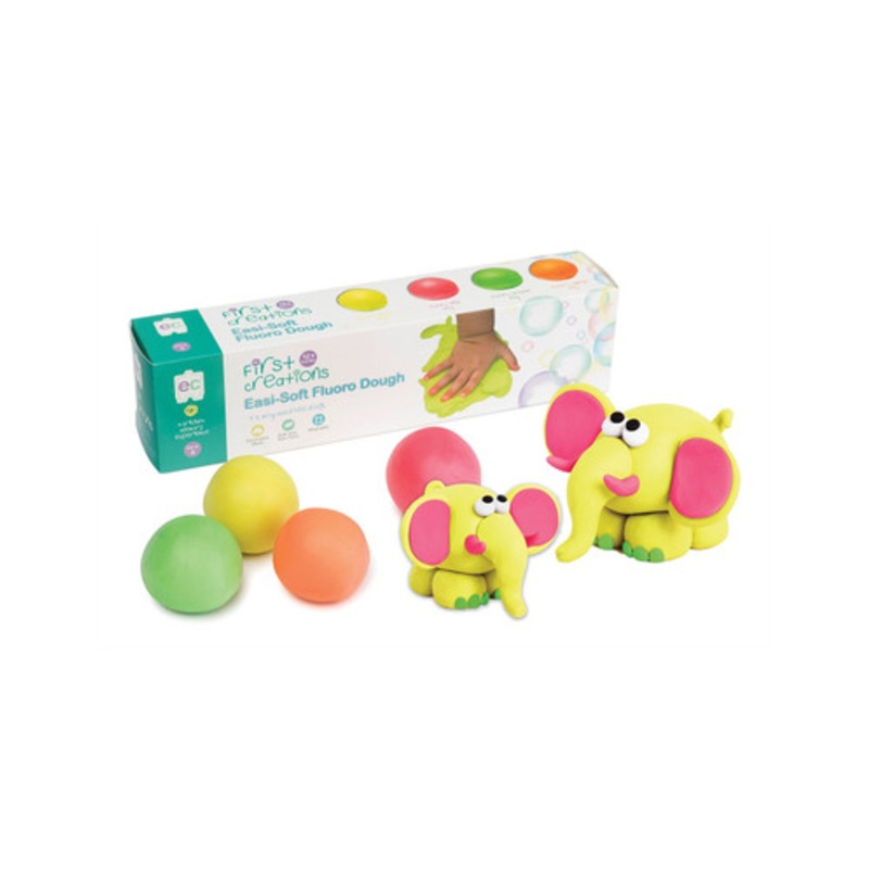 Educational Colours First Creations – Easi-Soft Fluoro Dough Set of 4