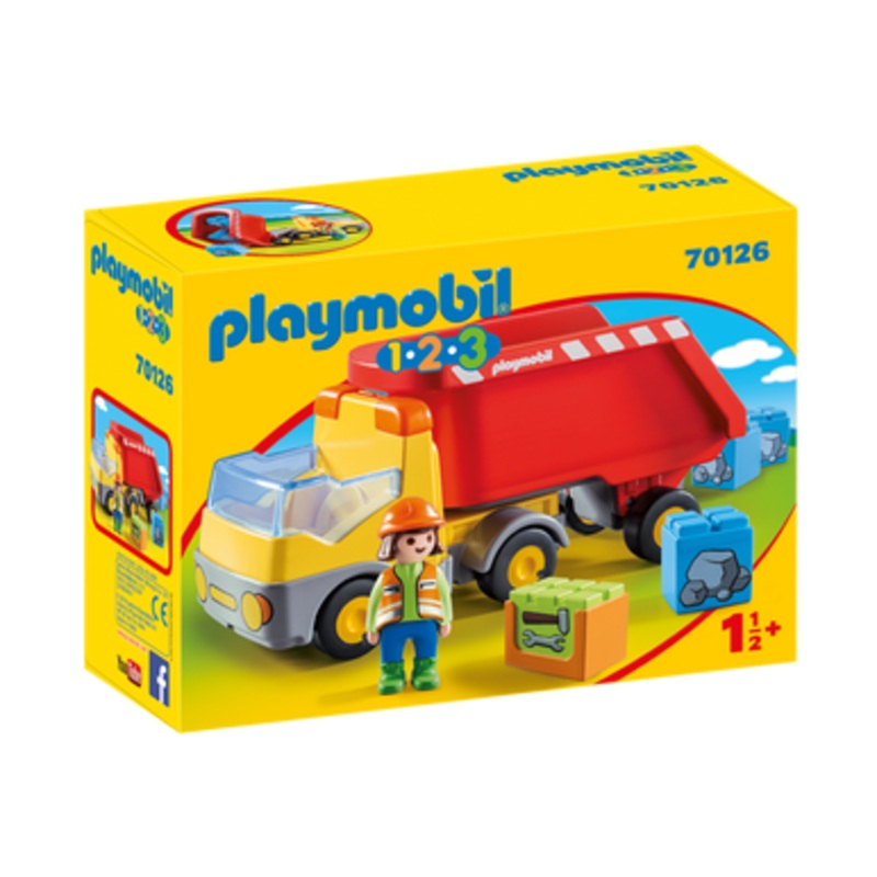 Playmobil 1.2.3 Dump Truck 70126