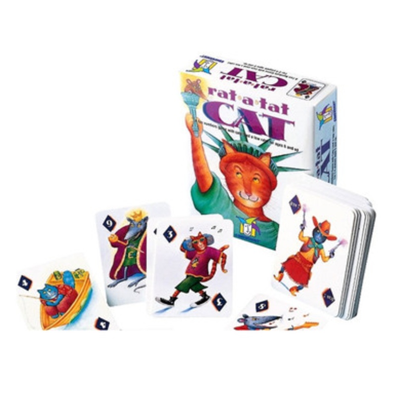 Rat-A-Tat Cat Numbers Card Game- by Gamewright
