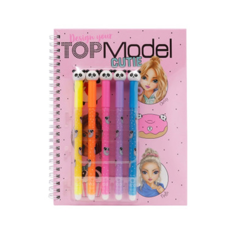 Top Model – Design Your Top Model Cutie Colouring Book With Felt Pens