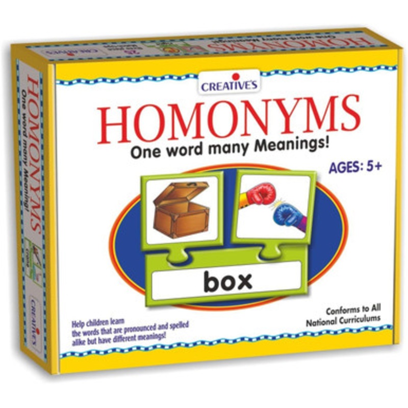 Creative’s – Learning to Read – Homonyms