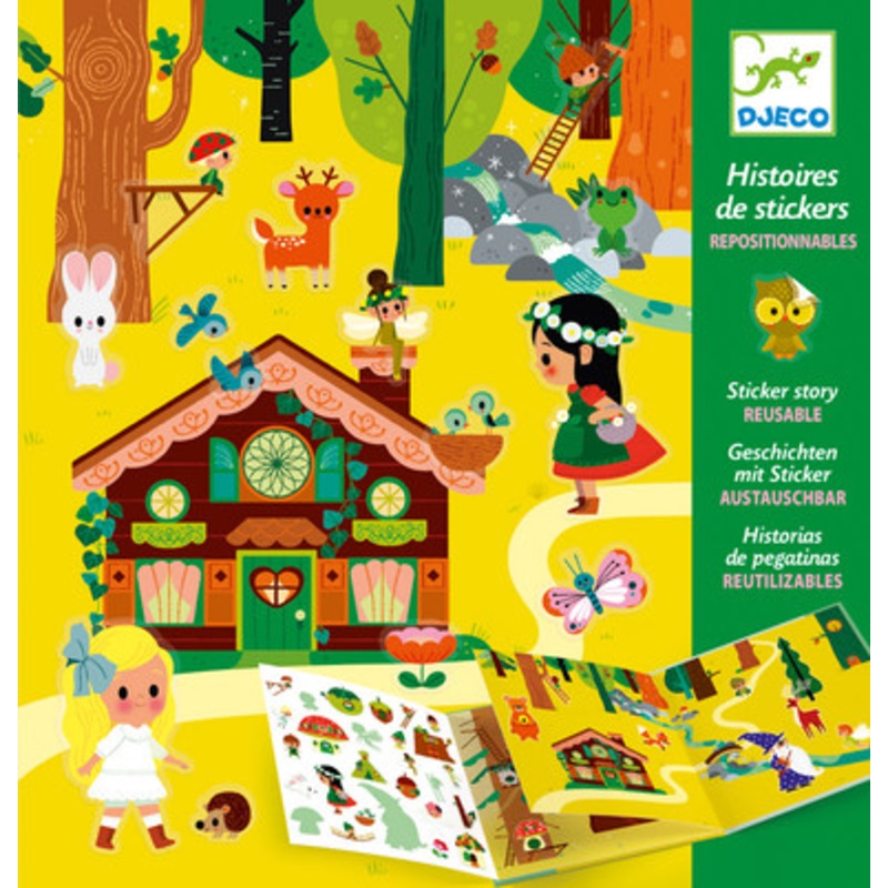 Djeco – The Magical Forest Stickers Set