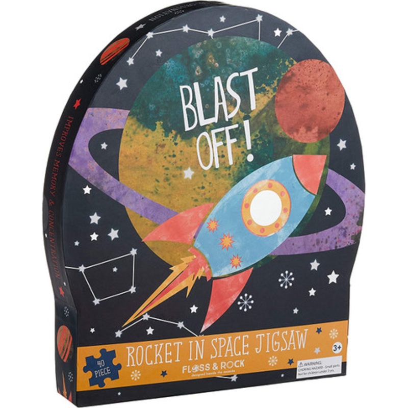 Floss & Rock 40pc – Rocket In Space Puzzle V1