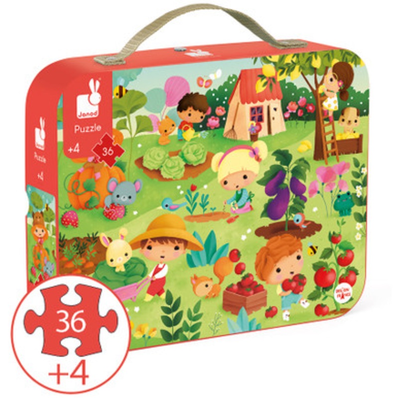 Janod – Garden Puzzle 36pc