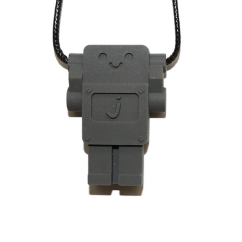 Jellystone Chewelry – Robot Pendant – Steel Grey