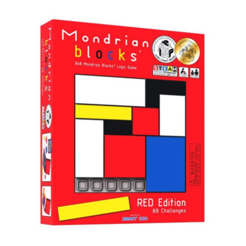 Mondrian Blocks – Red